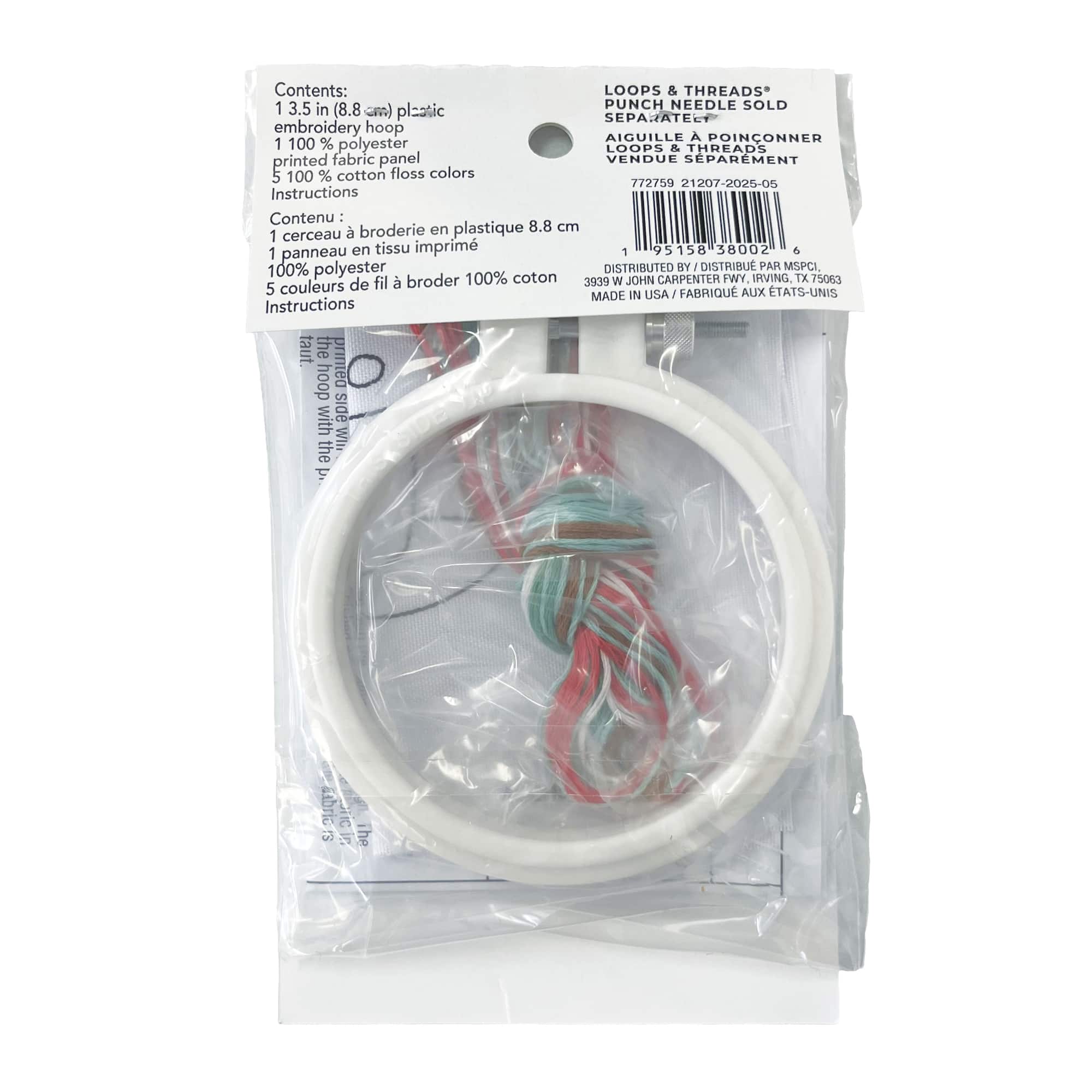 3.5" Mushroom Punch Needle Kit by Loops & Threads®